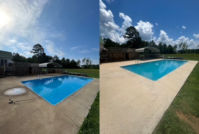 Pool deck